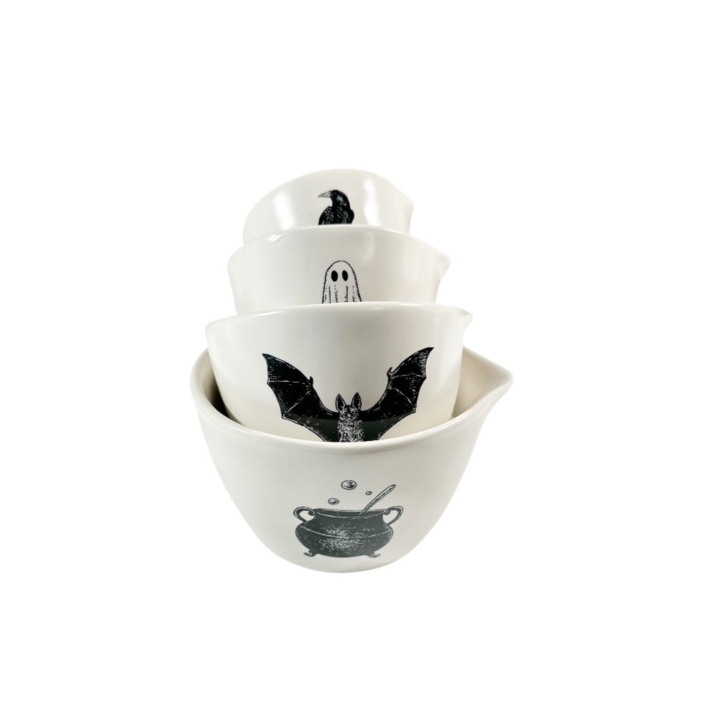 NEW Rae Dunn HALLOWEEN Measuring Cup Set/4 🎃🎃🎃
